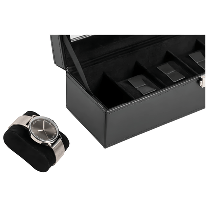 AURIOL 6-slot black leather watch box Beirut Lebanon