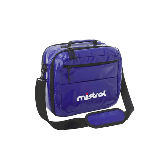Mistral 10L blue cooler bag with shoulder strap and front zipper pocket – ideal for paddle surf, beach, and outdoor use in Beirut Lebanon