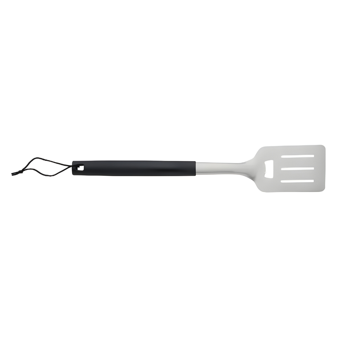 Grillmeister grilling turner 40 cm stainless steel with non slip handle and bottle opener — ideal BBQ tool in Beirut Lebanon.