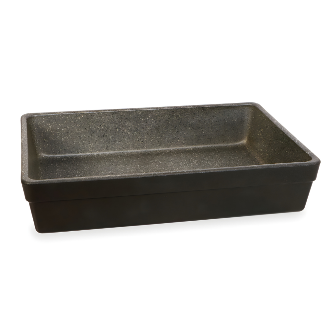 NUREV Borlon Granite Non-Stick Baking Dish – Black Granite