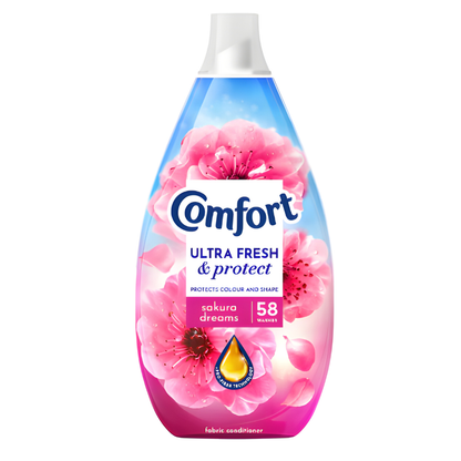 Comfort Ultimate Care Fabric Conditioner 870ml – 58 Washes (EU Made)