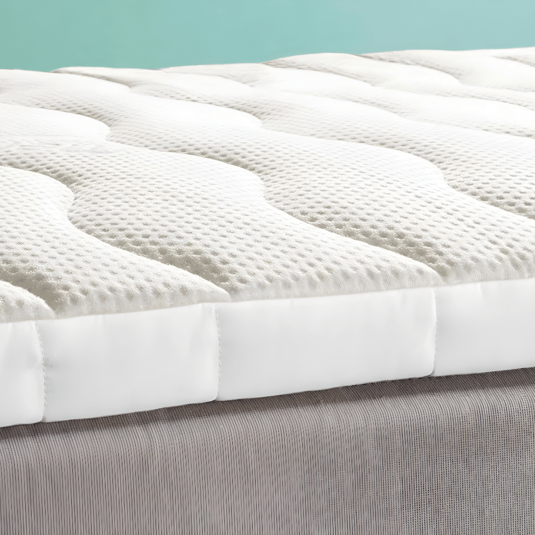 Meradiso mattress topper 90×200 cm with double jersey cover and 5 cm comfort support