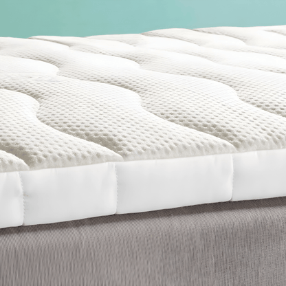 Meradiso mattress topper 90×200 cm with double jersey cover and 5 cm comfort support