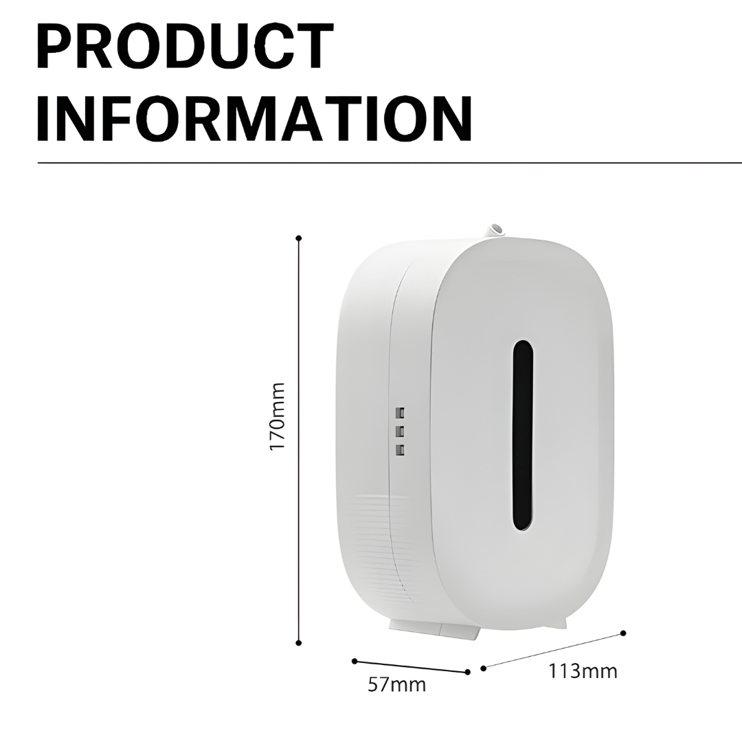 Premium waterless essential aroma oil diffuser J08 in white