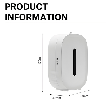 Premium waterless essential aroma oil diffuser J08 in white