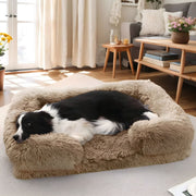 Orthopedic large dog bed plush sofa waterproof non slip washable pet bed 120cm Lebanon