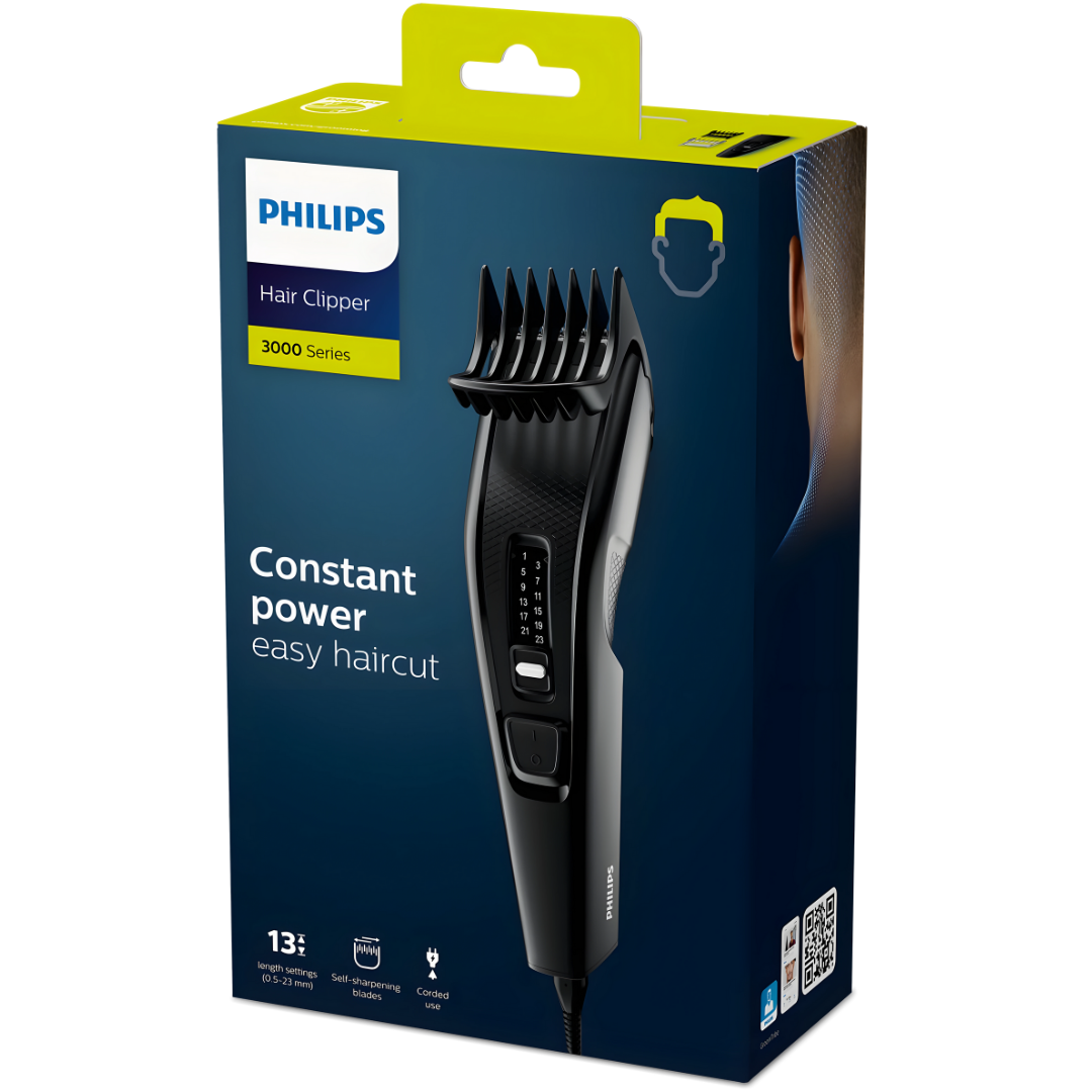 Philips Hair Clipper Constant Power Easy Hair Cut Corded Use