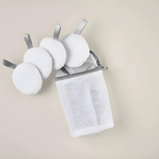 وسادات قطنية قابلة للغسل لإزالة المكياج