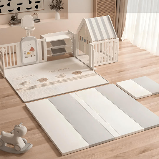 حظيرة لعب قابلة للطي على شكل رائد فضاء مع إضاءة LED 120 × 180 × 65 سم