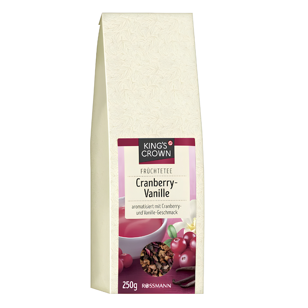 Caffeine-free European fruit tea Cranberry Vanilla