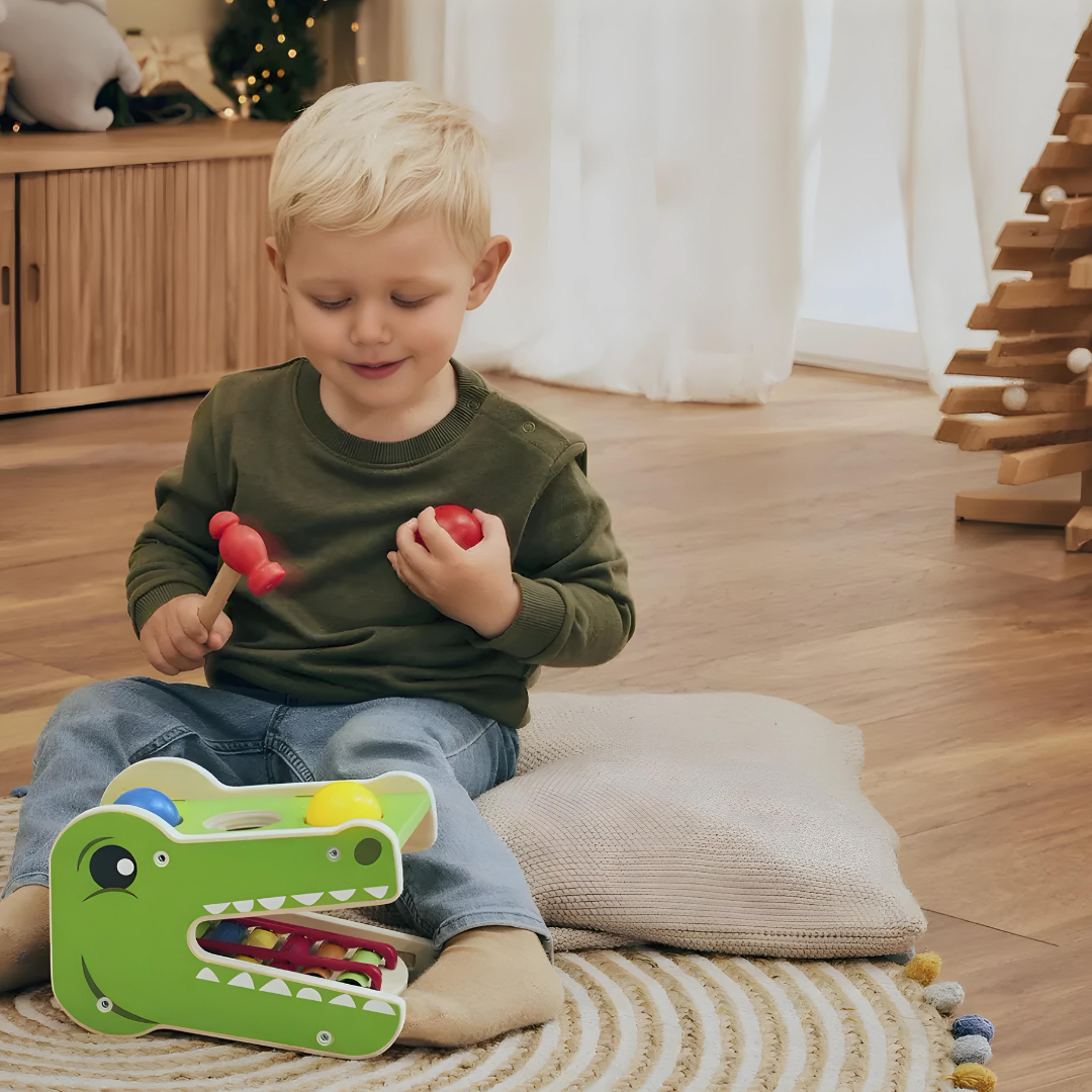 Playtive Xylophone with Wooden Hammer Set of 6 Pieces