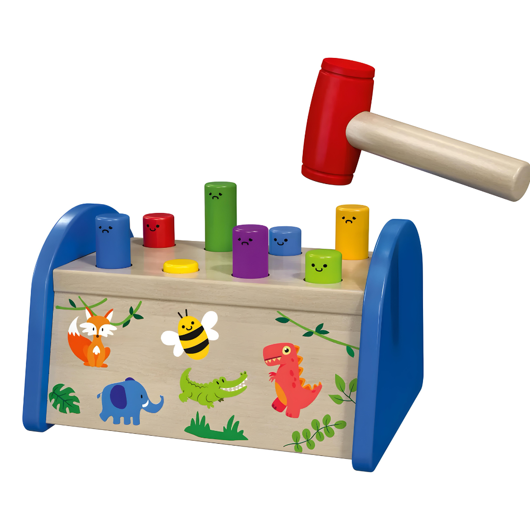 PLAYTIVE WOODEN HAMMERING BENCH