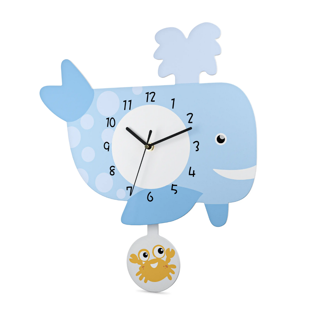 Mebus Children Pendulum Clock Whale