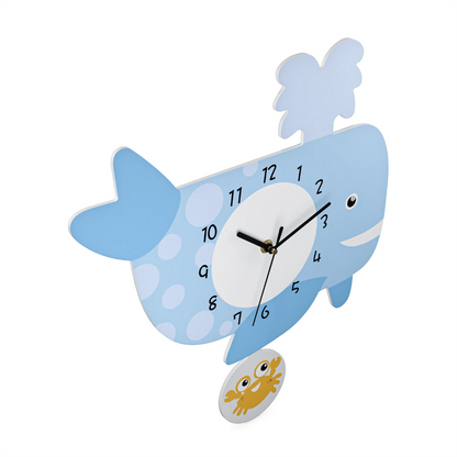 Mebus Children Pendulum Clock Whale