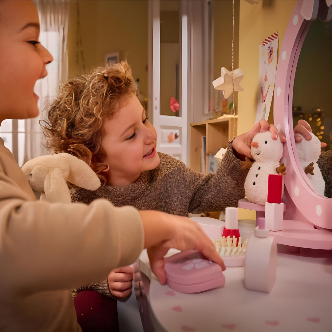 Playtive Junior Premium Children's Wooden Makeup Table