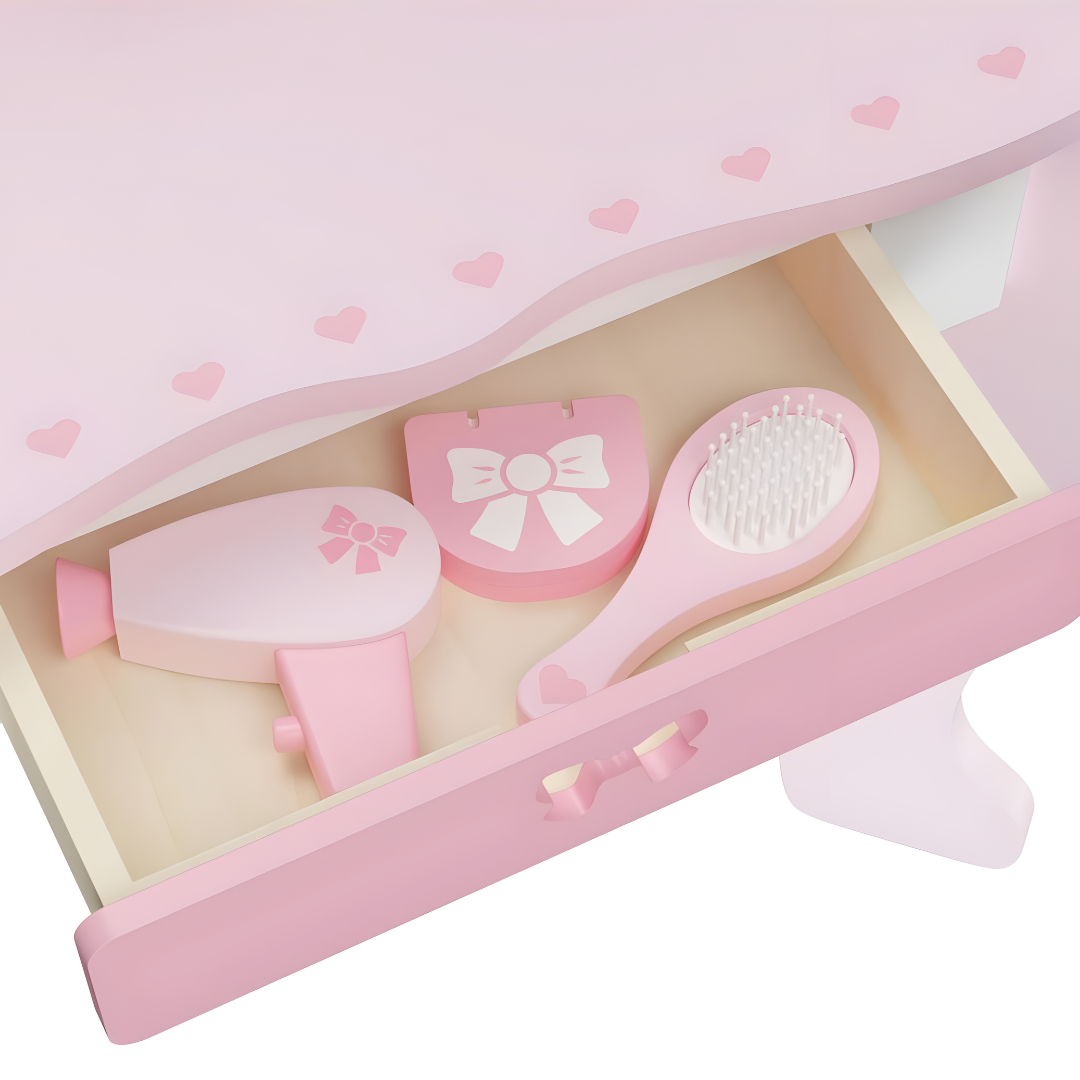 Playtive Junior Premium Children's Wooden Makeup Table