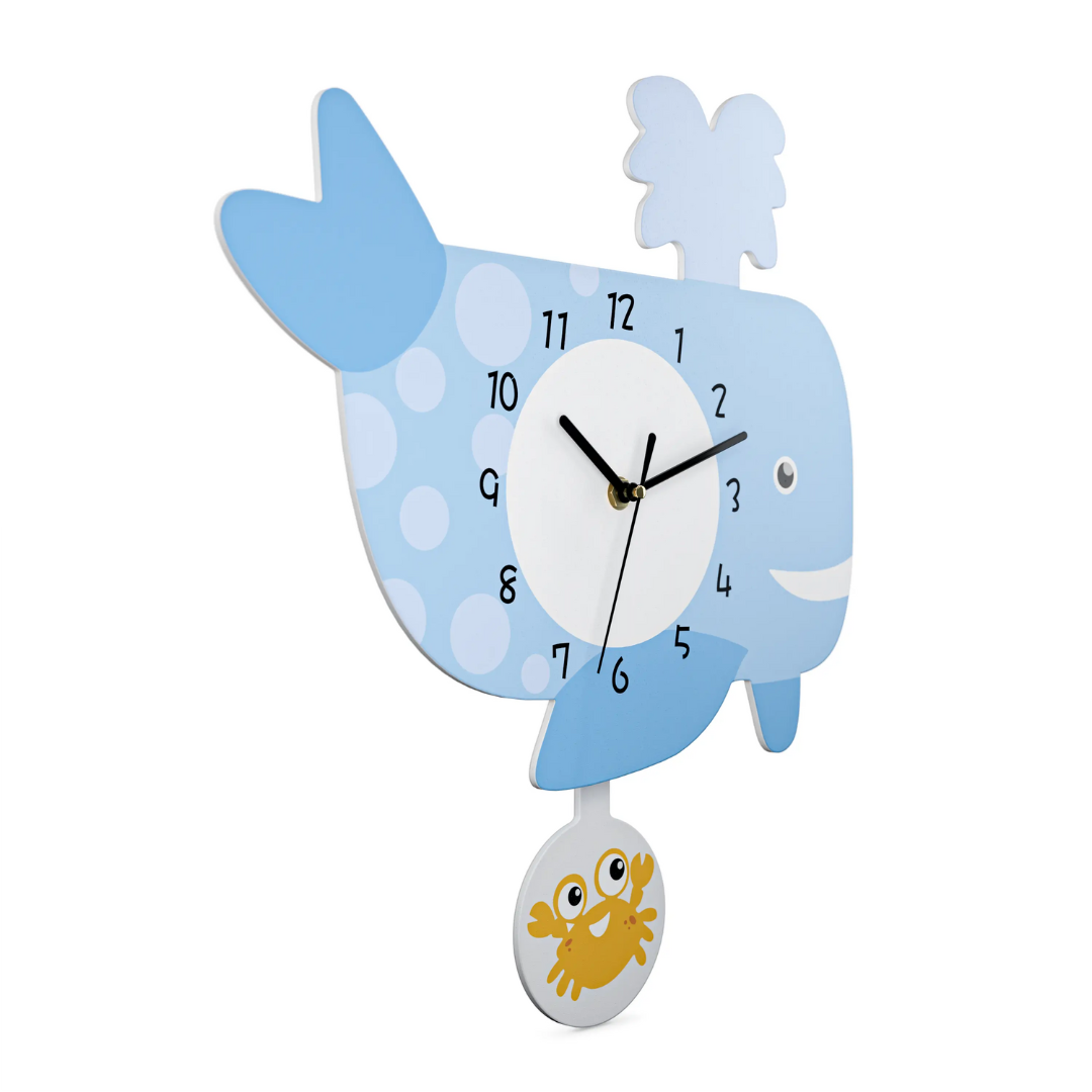 Mebus Children Pendulum Clock Whale