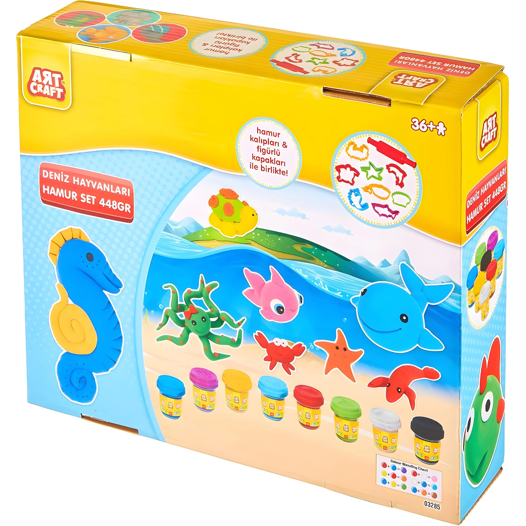 Art Craft Sea Animals Play Dough  Set