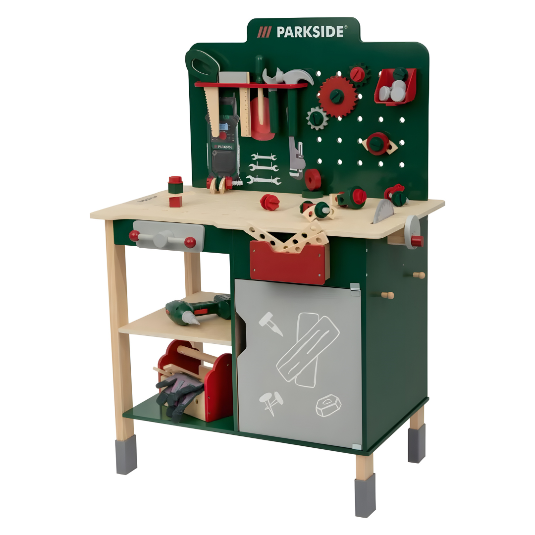 Playtive Junior Premium Children's Workbench Full Set 74 Pieces