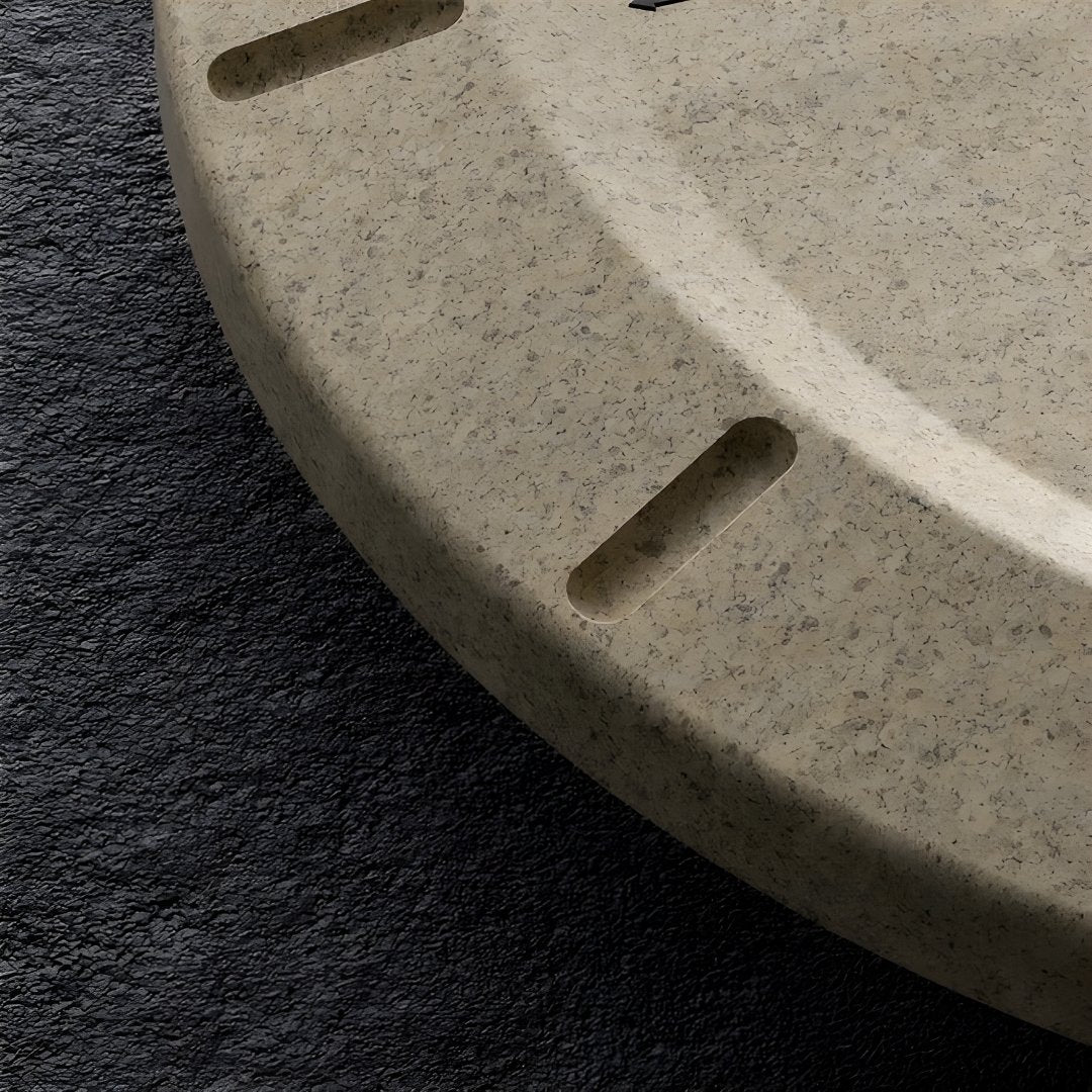 Premium 30 cm Vermiculite wall clock with elegant minimalist design, 0.75 kg lightweight eco-friendly material, silent quartz movement, ideal for modern home or office décor in Beirut, Lebanon.