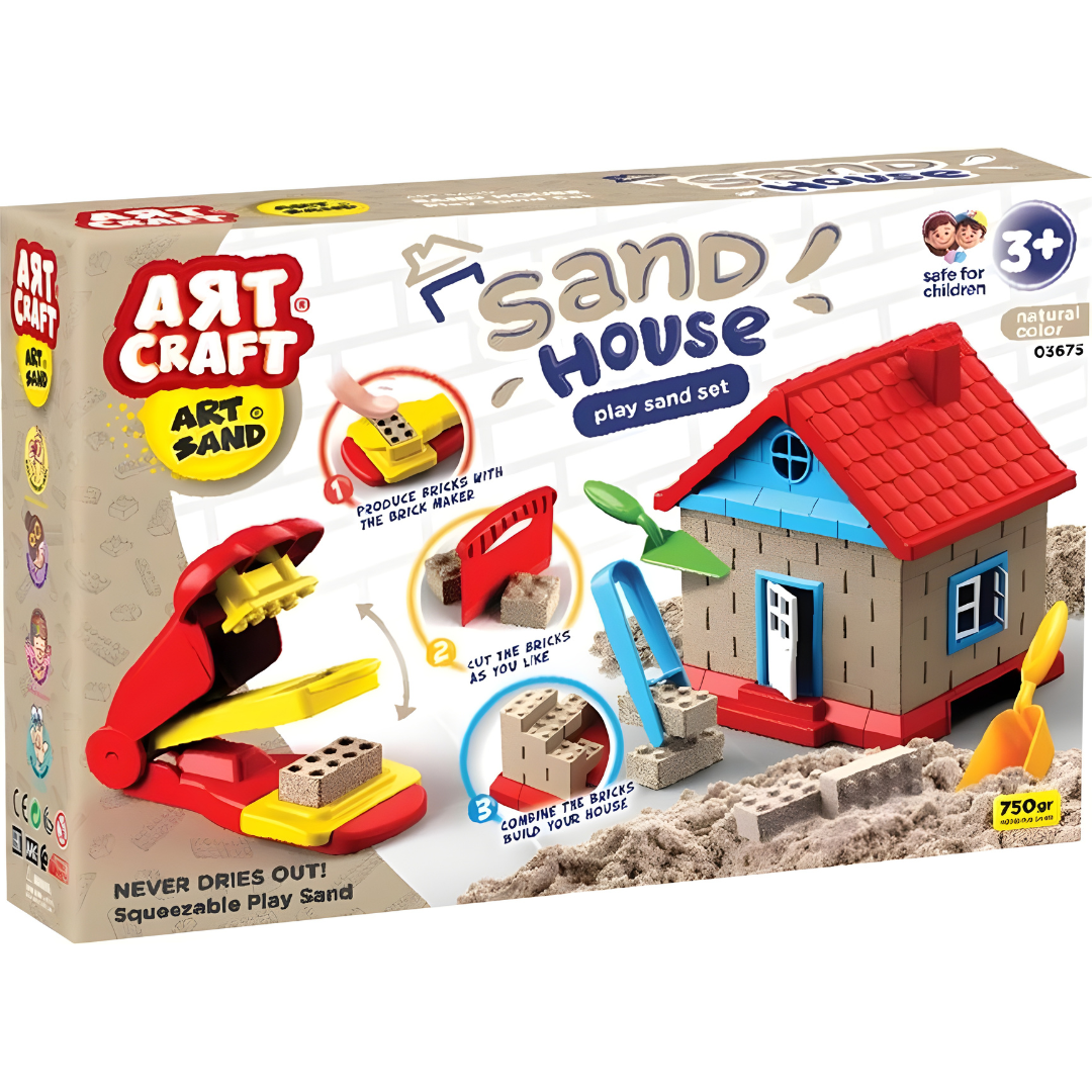 Art Craft Kinetic Sand House Set 750 Gr