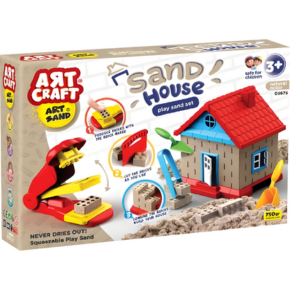 Art Craft Kinetic Sand House Set 750 Gr