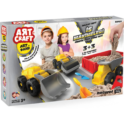 Art Craft Working Machines Play Sand Set 750g