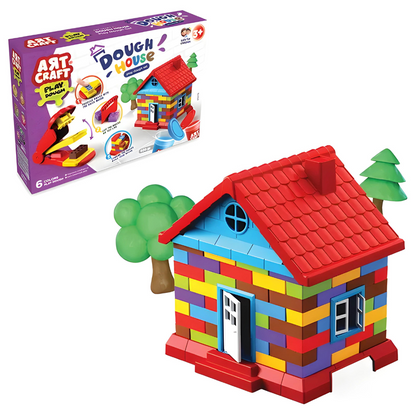 Art Craft 03676 Dough House Set 600g, Multi-Color