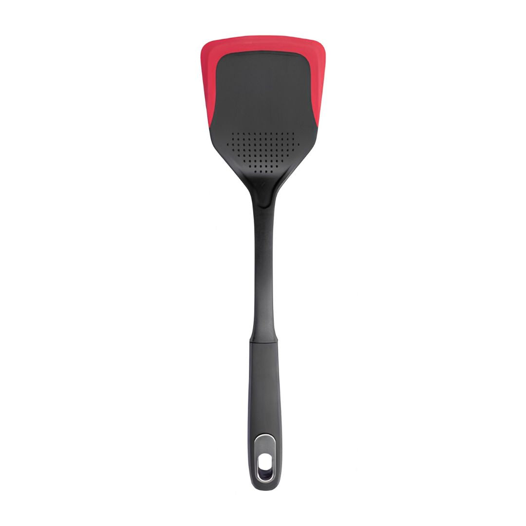 Ernesto heat-resistant silicone kitchen turner spatula with integrated garlic grater, available for delivery in Lebanon.