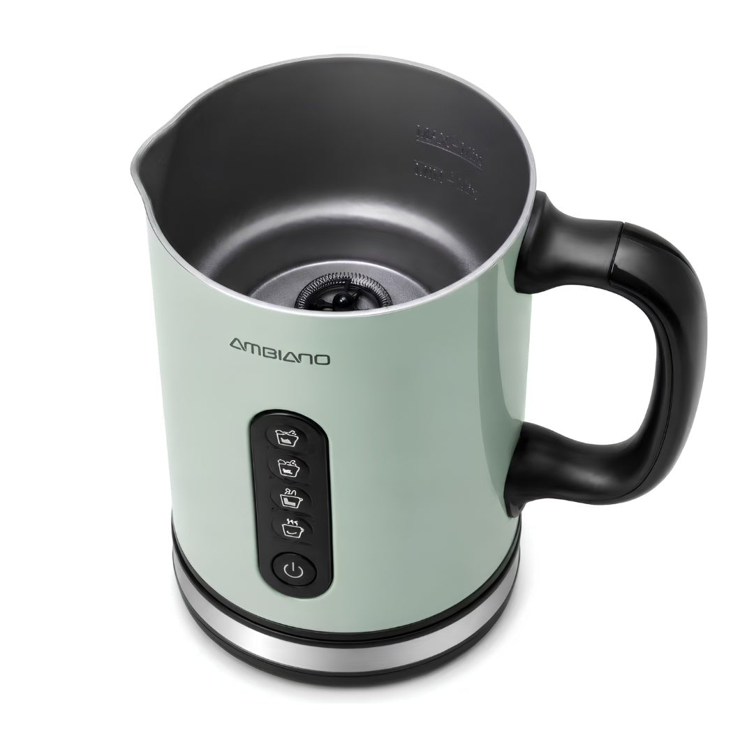 AMBIANO Retro 500W electric milk frother with stainless steel housing