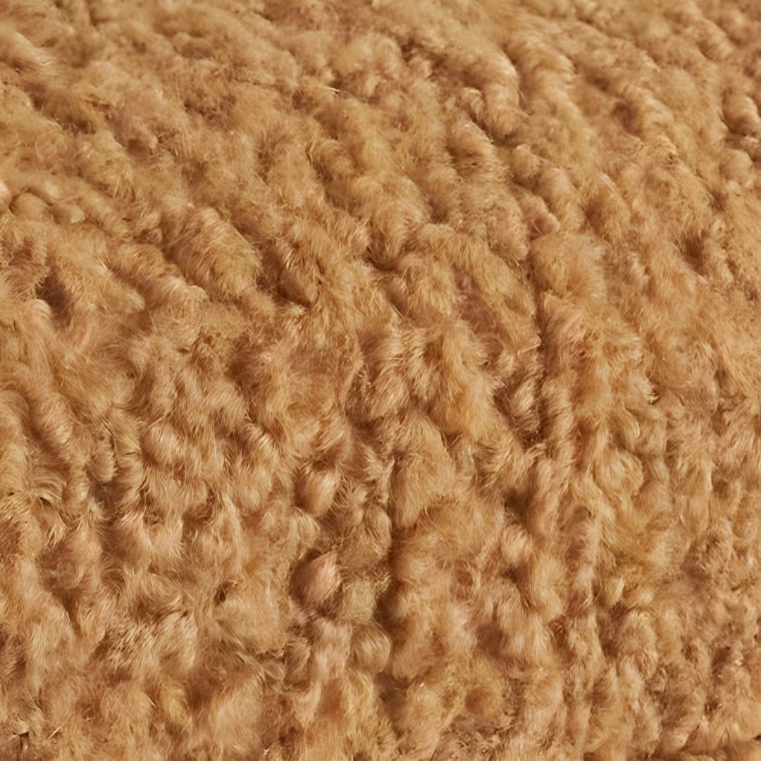 Orthopaedic memory foam dog bed with soft teddy fabric and raised edges for comfort and joint support in Lebanon