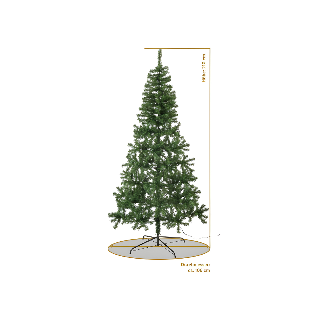 Livarno Home Artificial LED Christmas tree, 210 cm, 180 LEDs