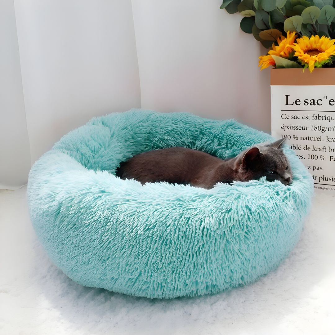 Round anti slip pet bed 70cm soft breathable dog and cat bed comfortable pet kennel Lebanon