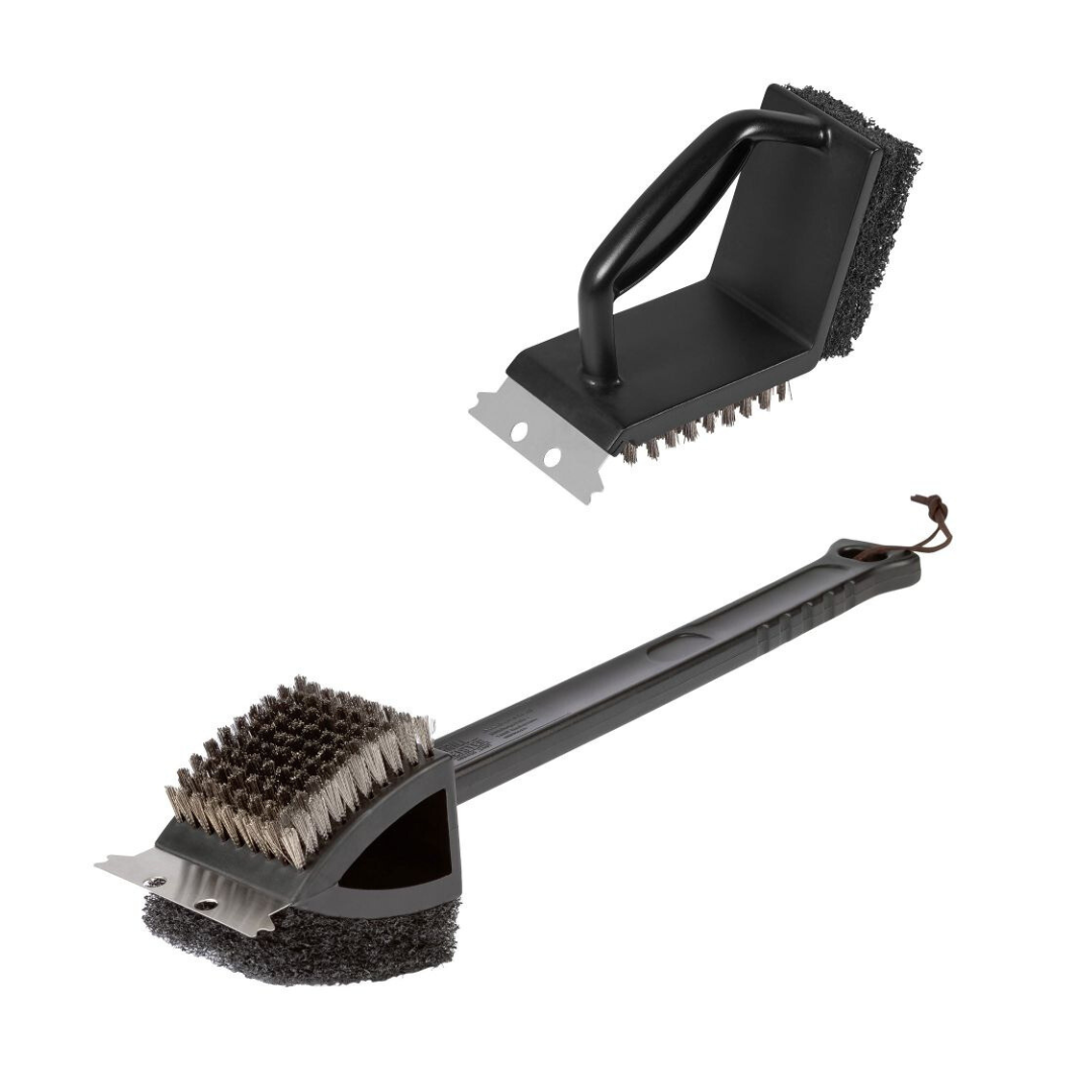 Grillmeister Grill Brushes Set Of 2