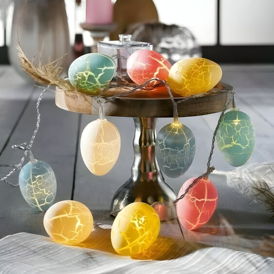 Colorful Livarno Home LED string lights 10 LEDs battery operated – Beirut home décor