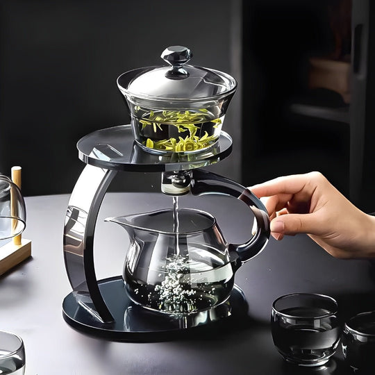 Semi-Automatic Glass Tea Pot – European Household