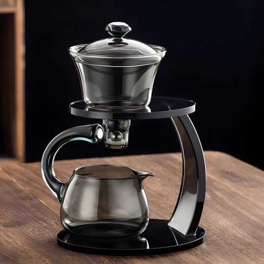 Semi-Automatic Glass Tea Pot – European Household