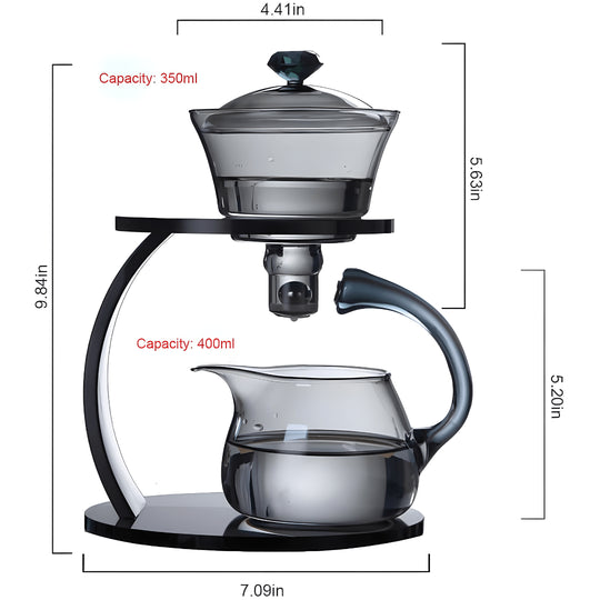 Semi-Automatic Glass Tea Pot – European Household