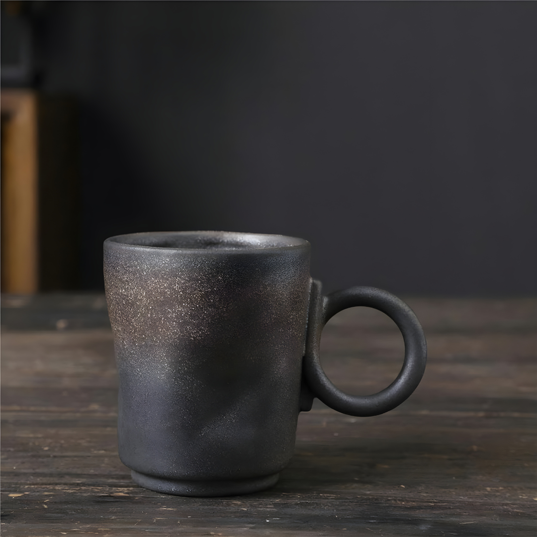 Rustic Stoneware Coffee Cup 160ml Capacity