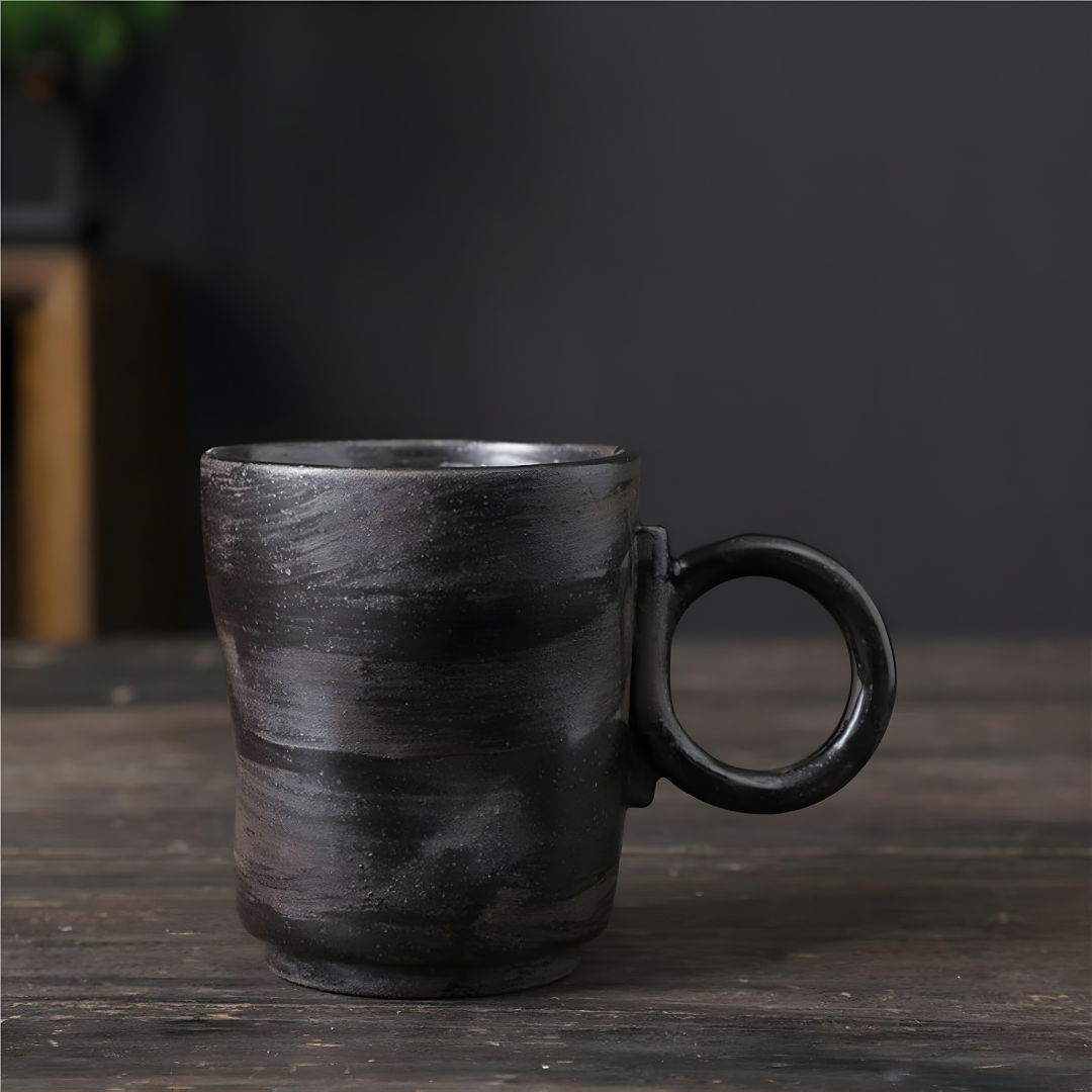 Rustic Stoneware Coffee Cup 160ml Capacity