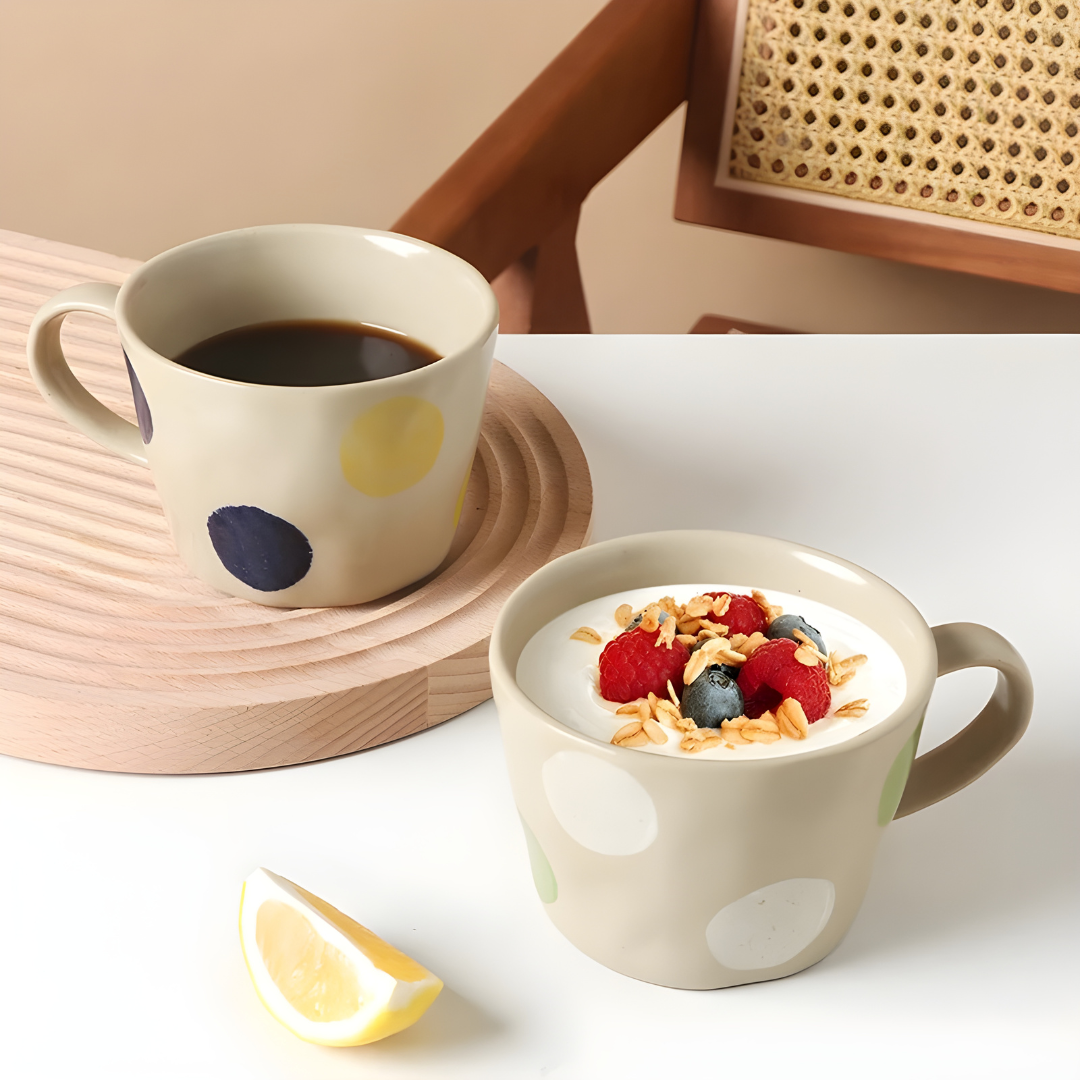 Nordic Simple Refreshing Ceramic Cup 360ml