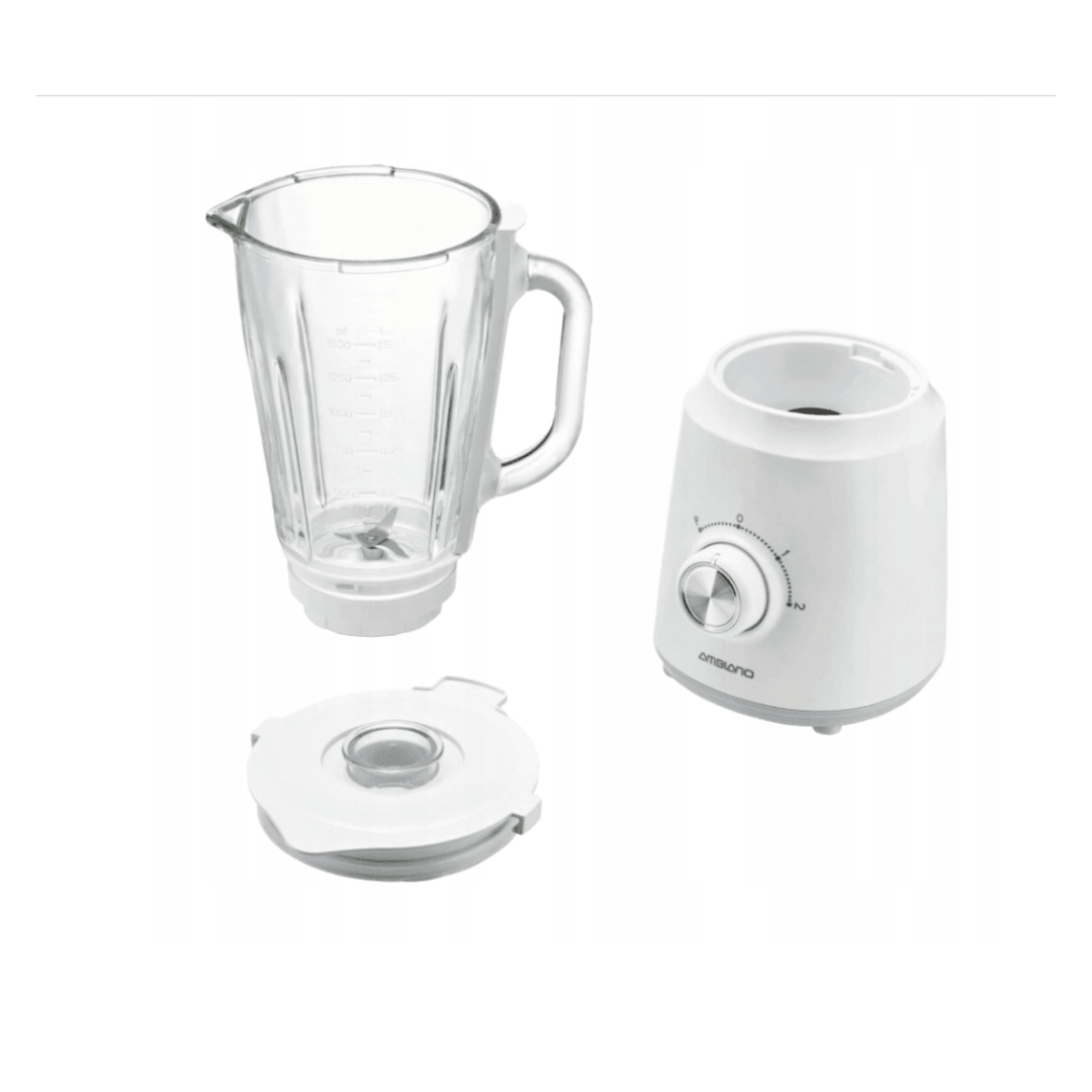 Ambiano Glass White Blender 600W - EUROPEAN HOUSE HOLD