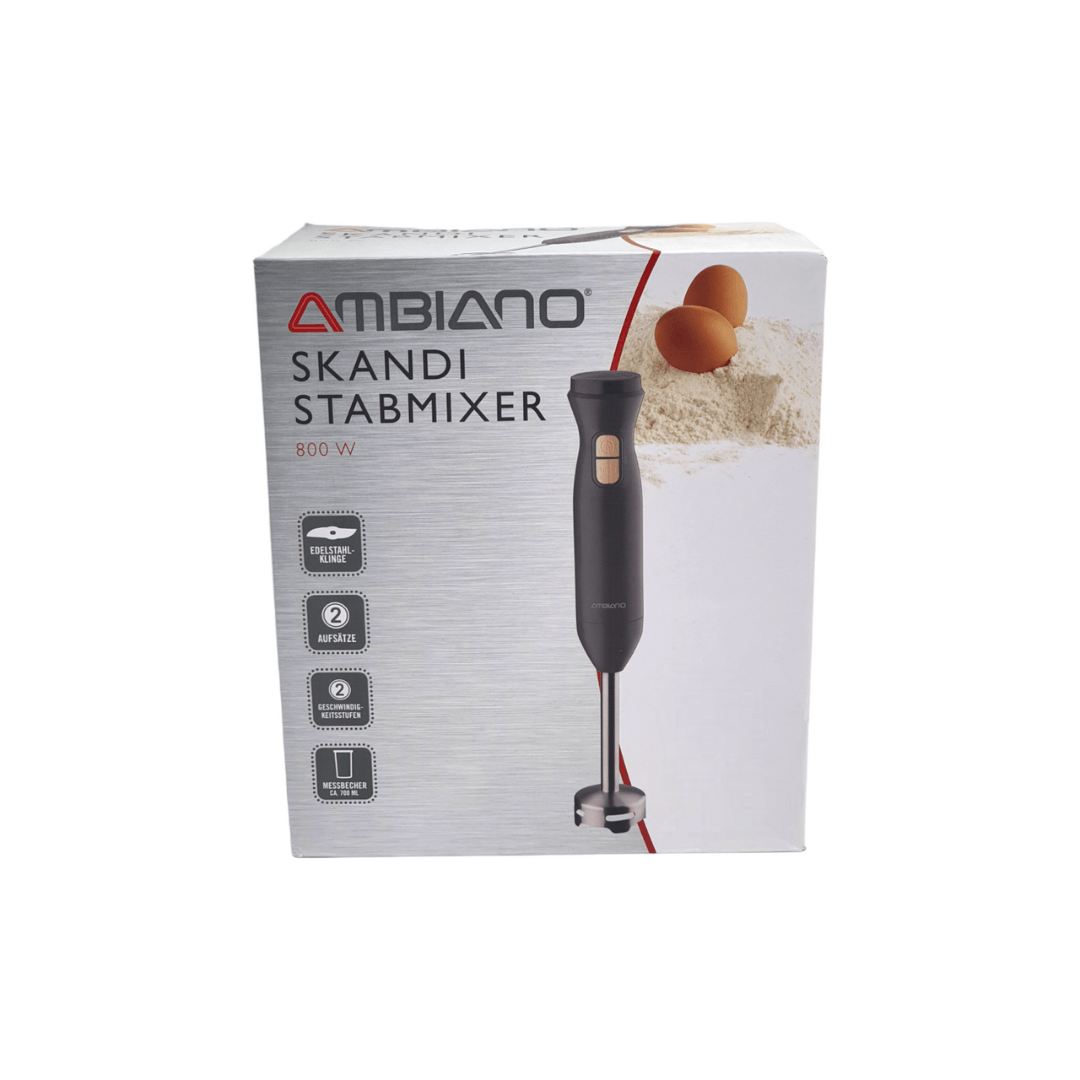 AMBIANO® Hand Blender Set With Whisk And Measuring Cup - EUROPEAN HOUSE HOLD