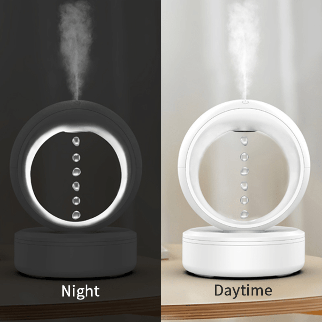 Anti-Gravity Cool Mist Humidifier 680ml with LED light – Beirut Lebanon