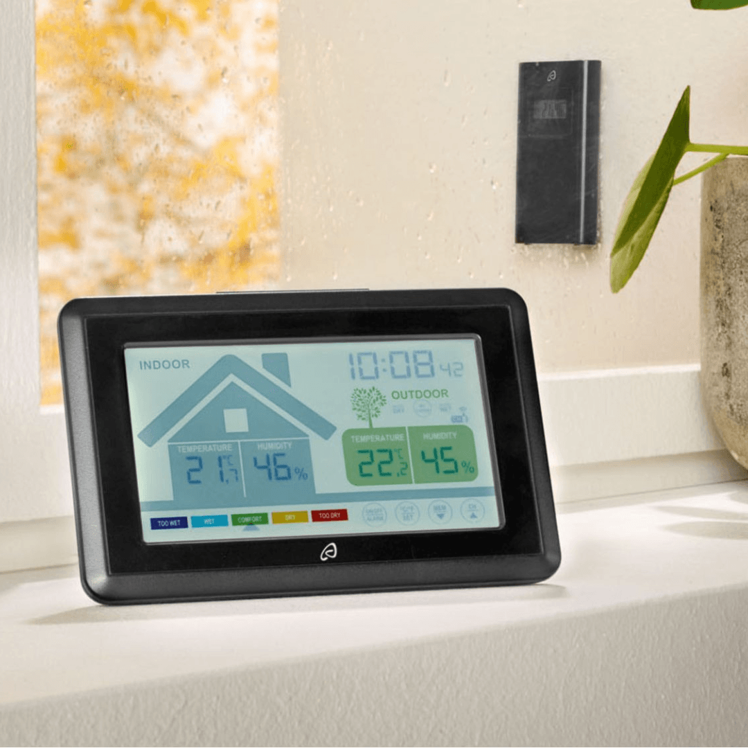 AURIOL WIRELESS WEATHER STATION WITH TOUCH SCREEN - EUROPEAN HOUSE HOLD