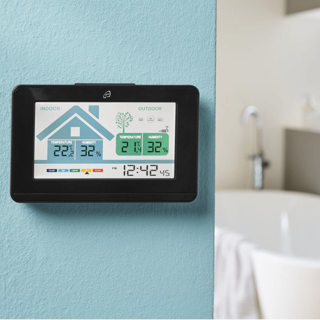 AURIOL WIRELESS WEATHER STATION WITH TOUCH SCREEN - EUROPEAN HOUSE HOLD