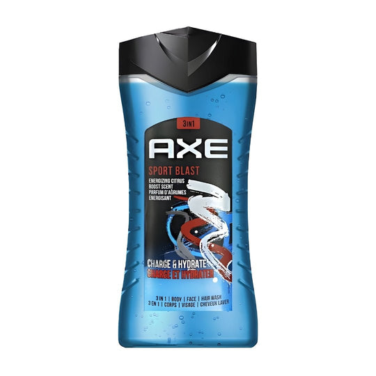 AXE Sport Blast 3-in-1 Shower Gel 250ml – For Body, Face & Hair – Made in EU – Lebanon Market