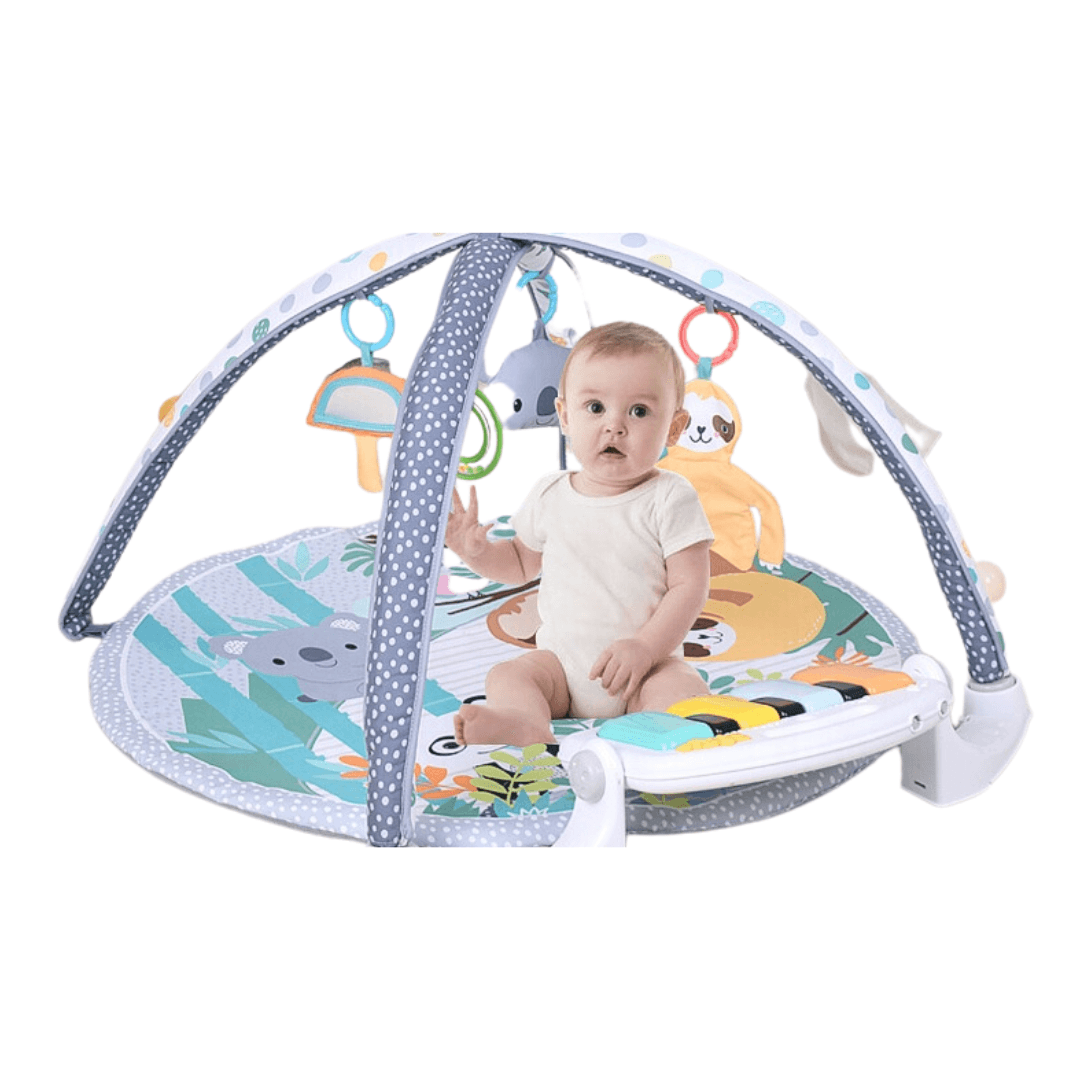 Baby Piano Play Mat Gym With Hanging Toys