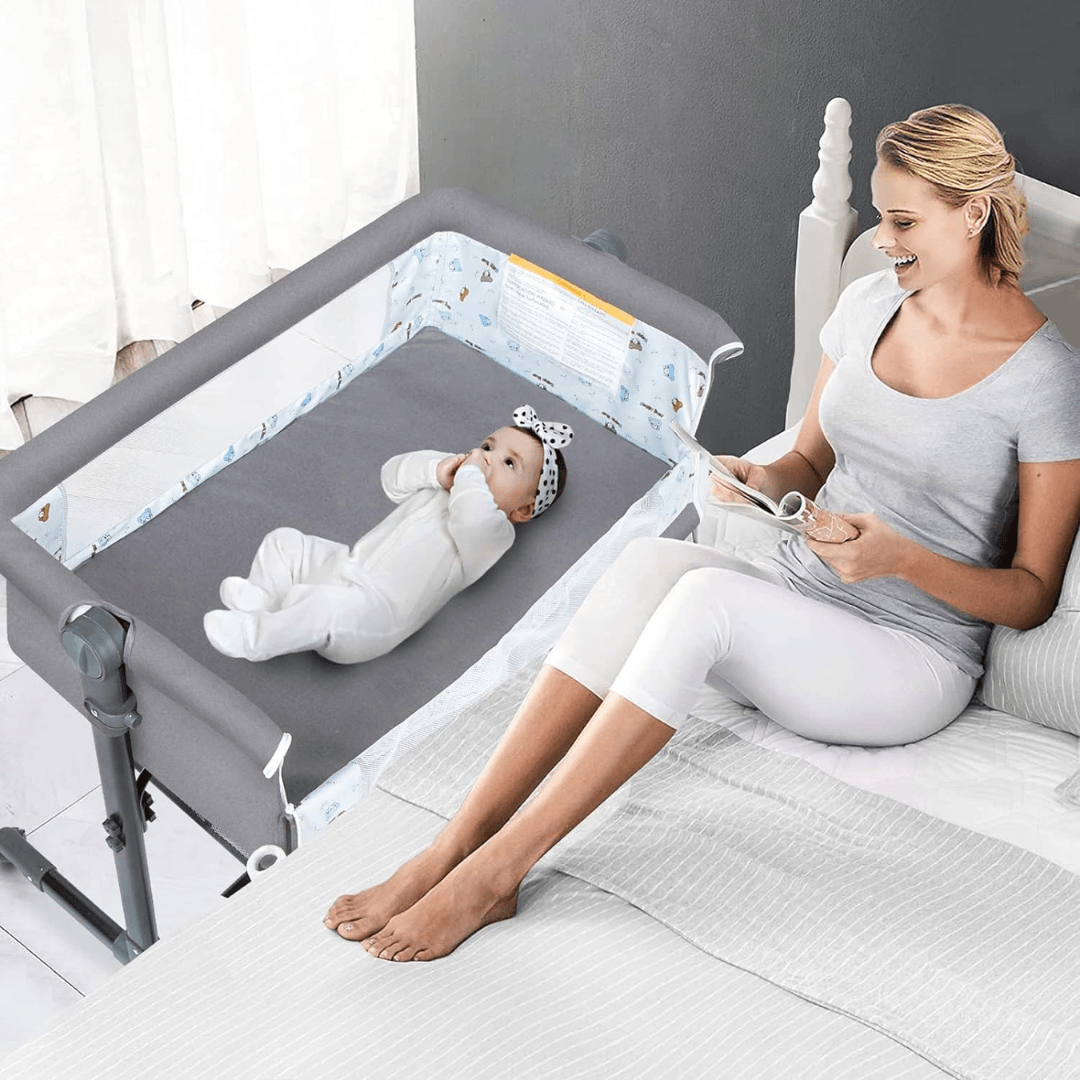 Bedside Sleeper with Adjustable Height and Storage - EUROPEAN HOUSE HOLD