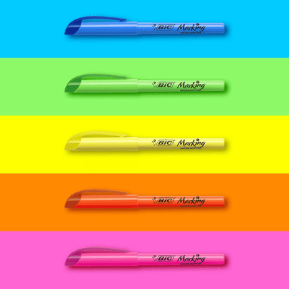 BIC Pocket Highlighter - EUROPEAN HOUSE HOLD